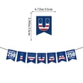 thumbnail image 5 of 250th Anniversary Party Decoration Banner, Independence Day Triangle Pennant Flag Garland for 4th of July and Memorial Day,July 4th Decorations, 5 of 6