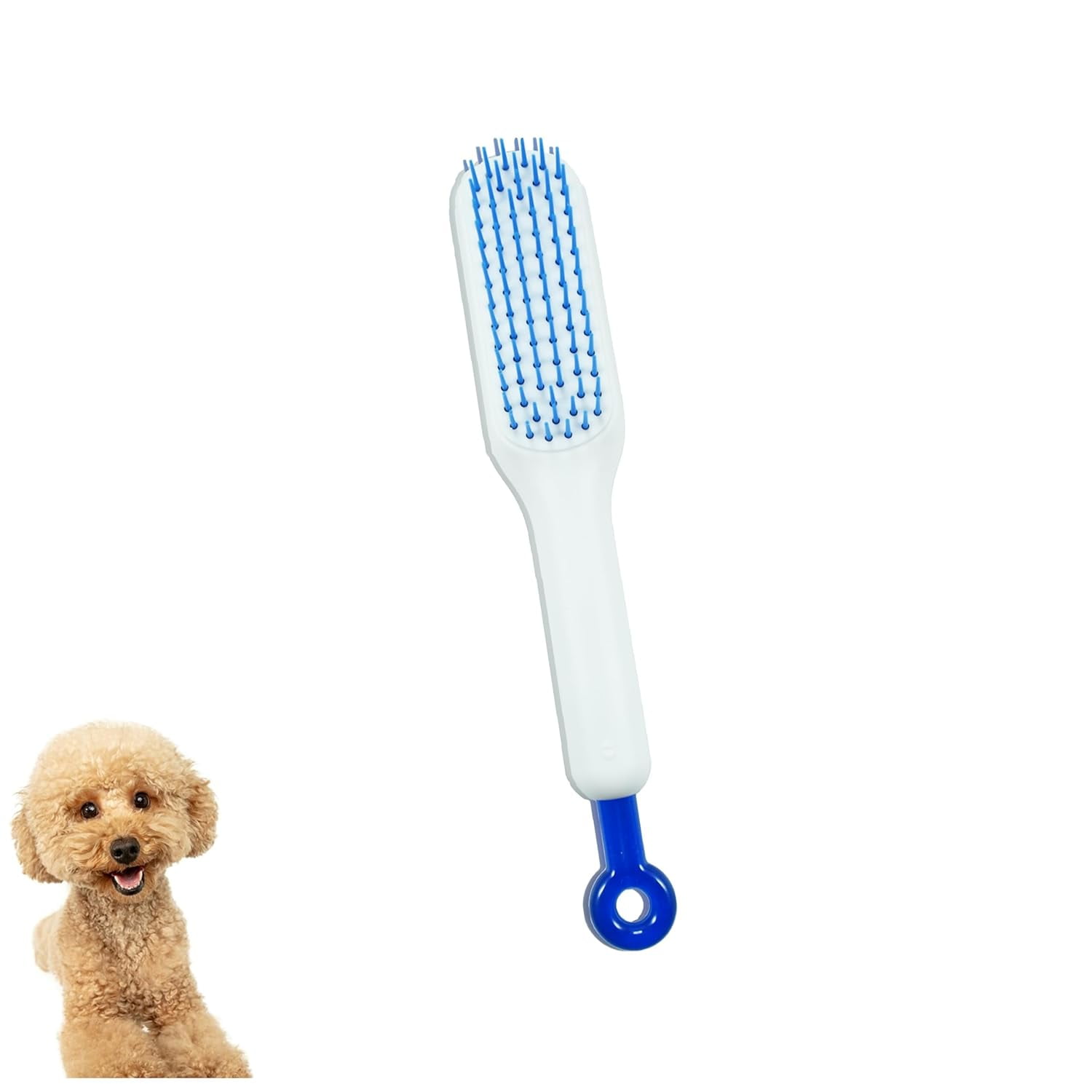 Lil Pals Soft Grooming Slicker Brush for Doggy Hair Shedding