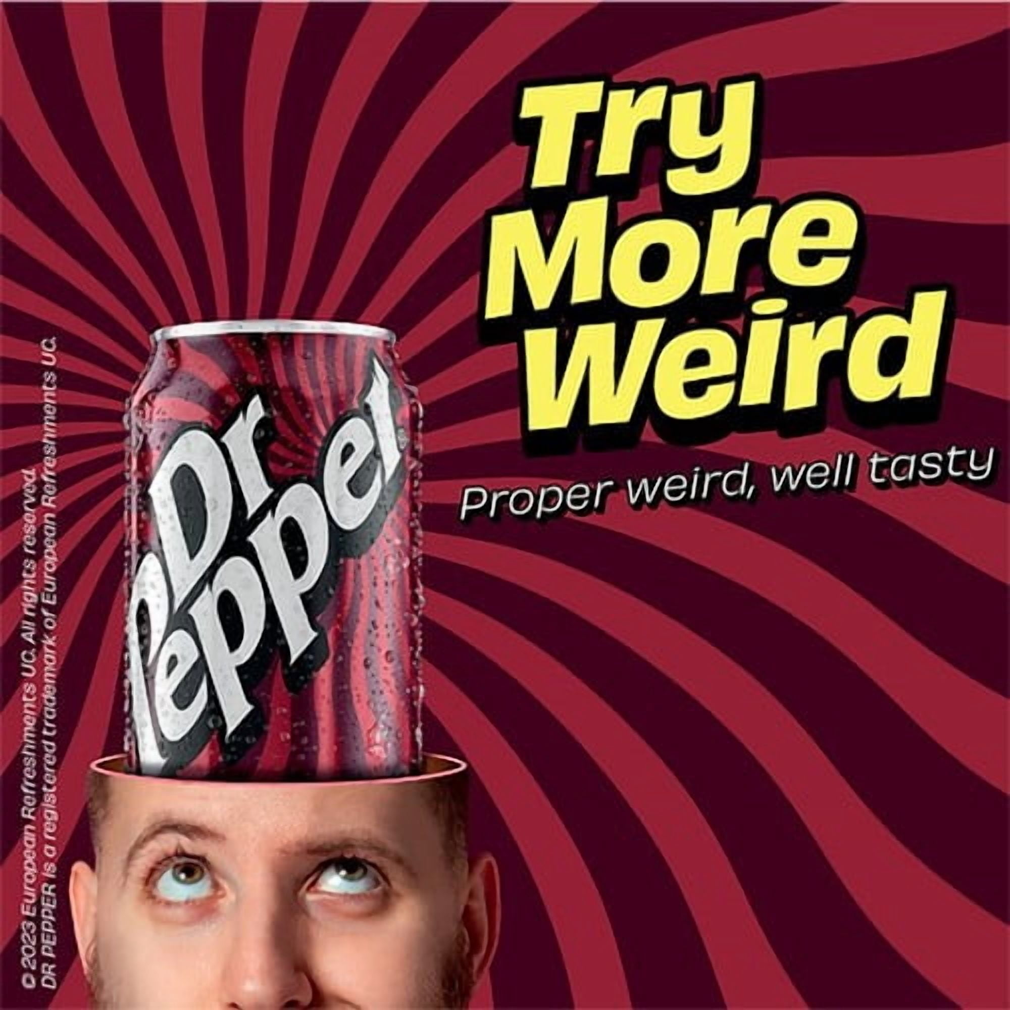 Dr Pepper 8 x 330ml, British Import (Pack of 2)