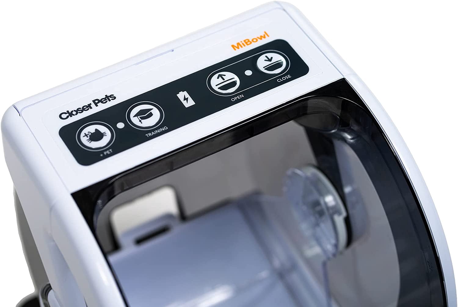 MiBowl Automatic Microchip Cat Feeder with BPA Free Bowl, Enclosed Back, and Collar Worn ID Disc