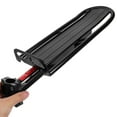 thumbnail image 3 of LEDMOMO Bike Rear Pannier Carrier Rack Black Lightweight Aluminum Alloy for Cargo and Luggage, 3 of 6