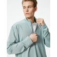 thumbnail image 2 of Half Zipper High Neck Sport Sweat, 2 of 6