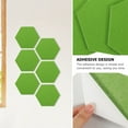 thumbnail image 4 of HAMPPLIES 24 Pcs Tableau d'Affichage Hexagonal Décoration Feutre Vert pour Adultes, 4 of 7