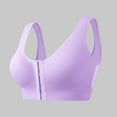 thumbnail image 2 of COMVALUE Women Front Closure Post Surgery Bras Mastectomy Surgical Support Wireless Full Coverage Bra 2026 (Light Purple, XXL), 2 of 4