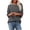 Gray, variant on Womens Fall Sweater Tops Lightweight Casual 3/4 Length Sleeve Cable Knit Crewneck Pullover Blouse Loose Fit Cozy Tunic Sweaters