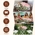thumbnail image 7 of Snowman Christmas Round Tablecloth, Fitted Table Cover with Elastic for 36"-44" Round Tables, Green Xmas Tree Ball Snowflake Winter Table Cloth Outdoor Indoor Dinning Party Waterproof Tablecloths, 7 of 7