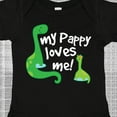 thumbnail image 4 of Inktastic My Pappy Loves Me Grandchild Boys Baby Bodysuit, 4 of 5