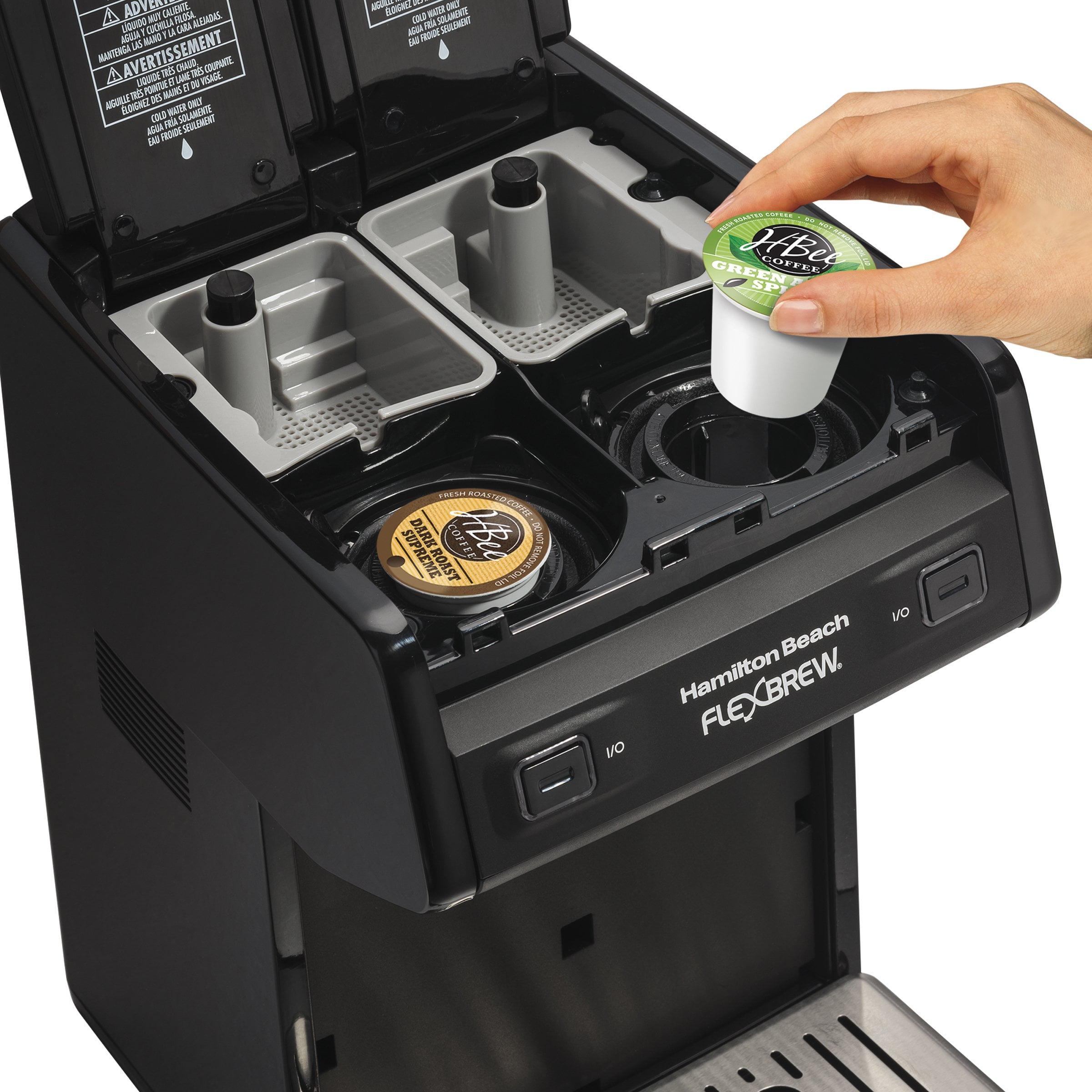 Hamilton Beach Dual FlexBrew Single Serve Pods Grounds Coffee Maker