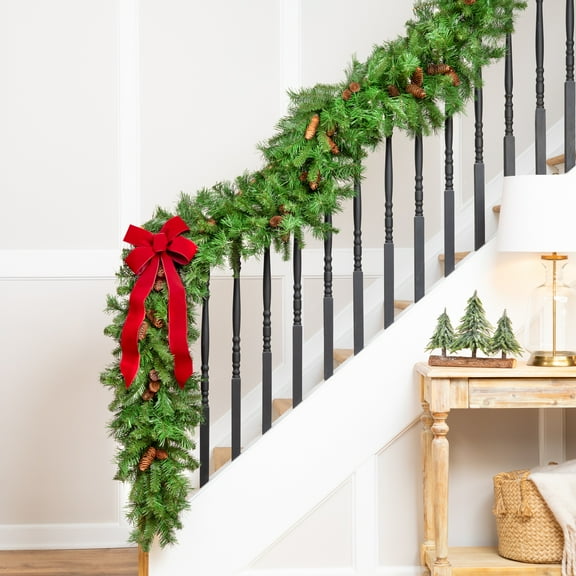 Northlight Dakota Red Pine with Pine Cones Artificial Christmas Garland - 9' x 16" - Unlit