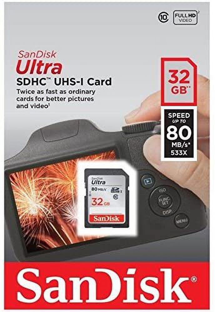 SanDisk Ultra 32GB Class 10 SDHC UHS-I Memory Card up to 80MB/s (SDSDUNC-032G-GN6IN) - image 3 of 3