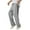 Gray, variant on JTieacloth Wide Leg Pants for Men Men's Casual Linen Pants Comfortable Breathable Lightweight Relaxed Fit Solid Color Summer Trousers With Pockets For Outdoor Travel Black