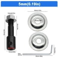 thumbnail image 1 of 1 Set Spindle Adapter for Grinding Polishing 5mm Shaft Motor Bench Grinder, 1 of 9