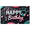 2A, variant on Music Notes Happy Birthday Banner Glitter Design Headphones Celebration for Birthday Party Musical Event Indoor Decor