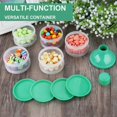 thumbnail image 3 of Baby Milk Formula Dispenser 5 Layers Non Spill Stackable Snack Storage Container, 3 of 4