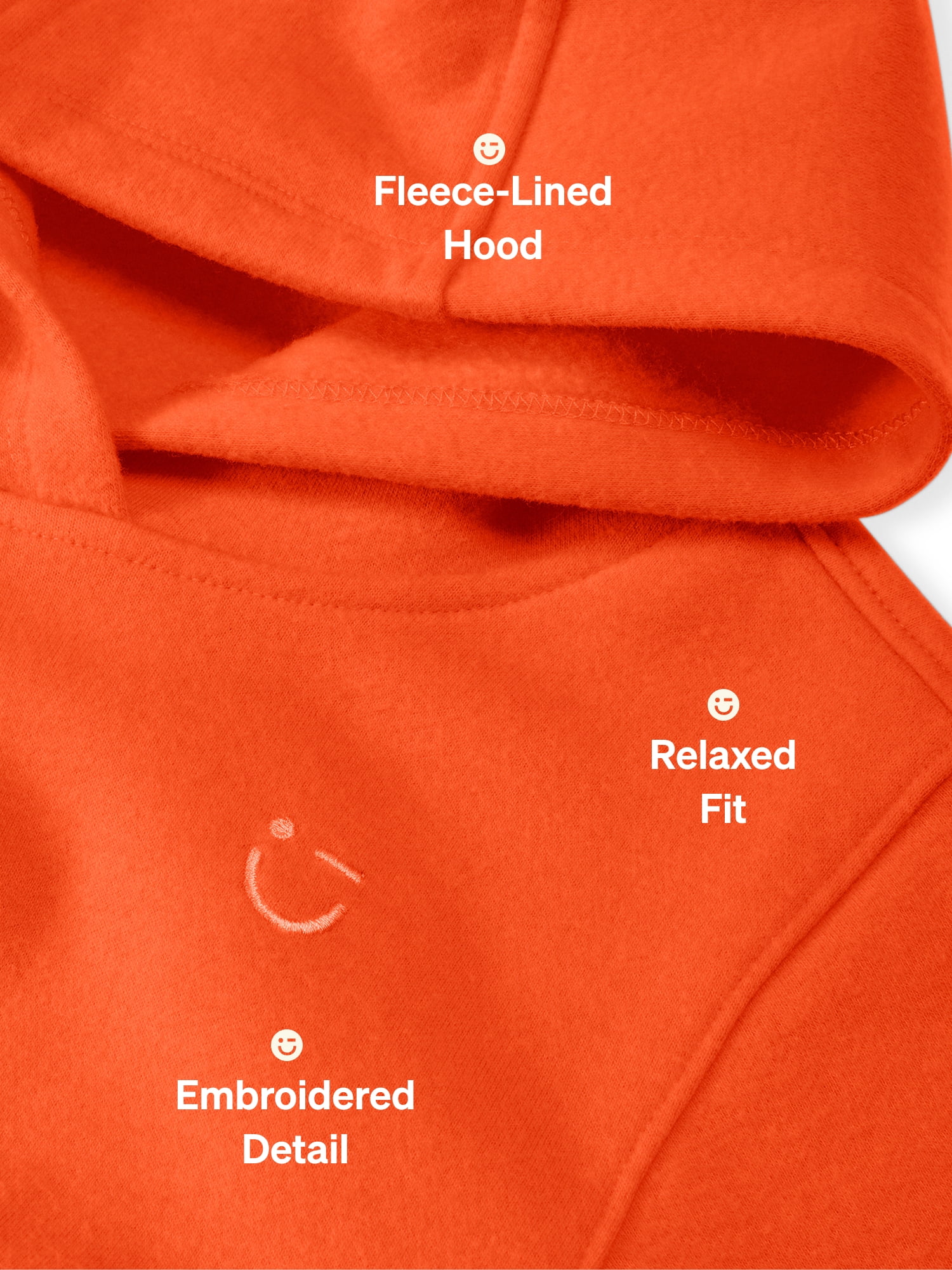 Color Mix by Garanimals Baby & Toddler Fleece Hoodie, Sizes 0–6T