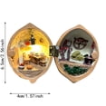 thumbnail image 3 of Walnut Bookstore Miniature Resin Decoration Ornament For Home,Decoration*1 Clearance, 3 of 5