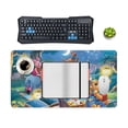 thumbnail image 3 of Winnie The Pooh Desk Pad Mouse Pad, Large Gaming Mouse Mat with Stitched Edges, Non-Slip Rubber Base Mous Mat for Office Computer Keyboard Laptop, 3 of 7