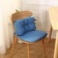 thumbnail image 3 of Cojín para silla para sillas de comedor, silla antideslizante/cojín para asiento, cojín para silla de oficina y hogar, suministros de Azul Macarena Cojín del asiento, 3 of 8
