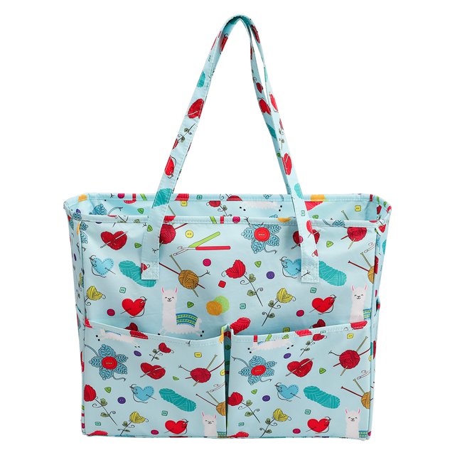 Toystoory Bolsa de mano para tejer, bolsa de transporte portátil para almacenamiento de hilo, agujas de tejer, organizador de ganchillo, bolsa de Almacenamiento y organización del hogar Toystoory HA016848-00