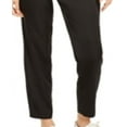 thumbnail image 3 of INC Womens Button Front Pockets Jumpsuit Black 12, 3 of 3