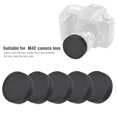thumbnail image 1 of 5Pcs Black Plastic Rear Lens Cap Cover Compatible for M42 Cameras, 1 of 7