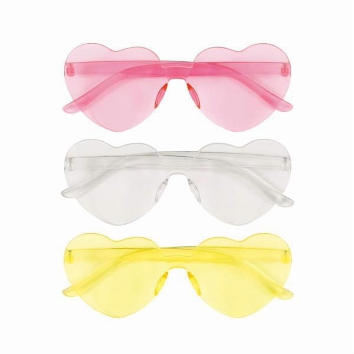 Heart Shaped Novelty Glasses