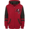 thumbnail image 2 of Preschool Red Tampa Bay Buccaneers Stadium Color Block Full-Zip Hoodie, 2 of 3