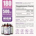 thumbnail image 5 of Biophix Nicotinamide 500 mg 180 Caps – Flush-Free Niacinamide for Skin Health & Cellular Support, 5 of 9