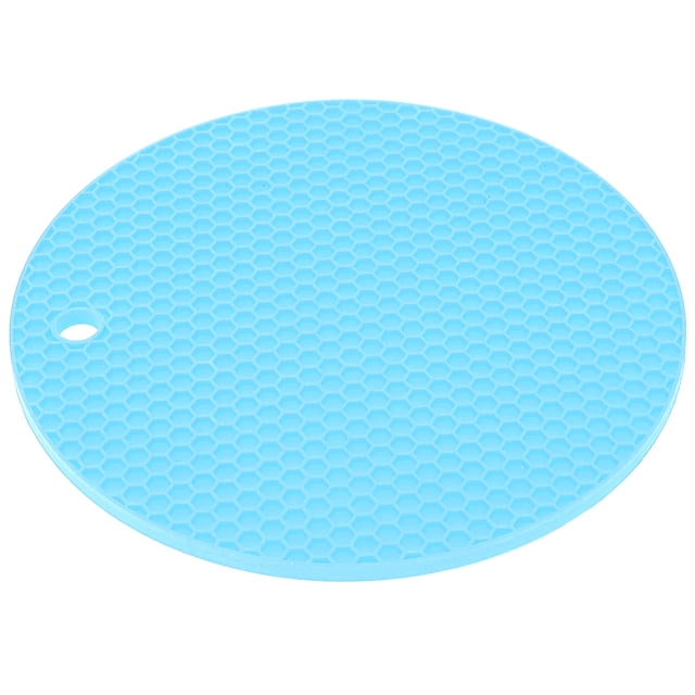 Almohadilla aislante de Mantel individual de Silicona con forma redonda para accesorios de cocina