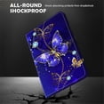 thumbnail image 6 of Tablet Case for Samsung Galaxy Tab A9+ Lightweight PU Leather/TPU Folio Case with Card Slots/View Stand - Protective Cute Cover,Blue Butterfly, 6 of 9