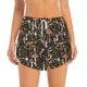thumbnail image 2 of Balery Mushroom Garnish Pantalones cortos deportivos para mujer con forro y dos bolsillos, elásticos, para entrenamiento, gimnasio, yoga-Medium, 2 of 7