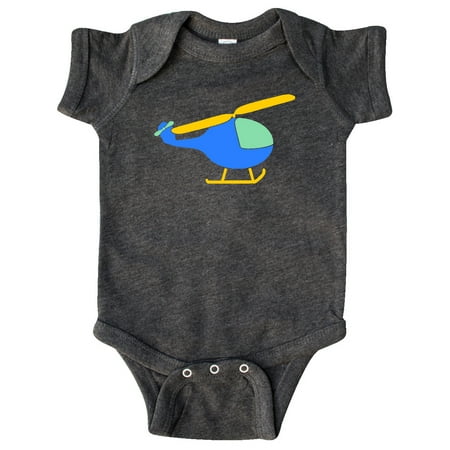 

Inktastic Cute Blue Helicopter Gift Baby Boy or Baby Girl Bodysuit