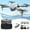 Gray(Single Camera Shot), variant on Drone with Dual 1080P HD FPV Camera Remote Control Toys Clearance Gifts for Boys Girls with Altitude Hold Headless Mode Start Speed Adjustment
