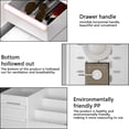 thumbnail image 3 of Grande Boîte de Rangement Cosmétique à Grande Capacité pour Maquillage, Organisateur de Soins de la Peau, Bijoux, Maquillage, Pinceaux, Rouges à Lèvres, Contenant pour Vernis à Ongles, Boîte de Rangement pour Bricoles de Bureau, 3 of 5