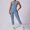 HazeBlue, variant on Sexy Hollow Backless Sporty Jumpsuits Fitness Overalls for Women Scrunch Workout Rompers One Pieces Sport Suit Zip Gym Jumpsuit (8699 Black,S)
