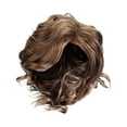 thumbnail image 2 of Perruque pour Femmes Perruque Lace Front Perruque Femme Doré Partiel Cheveux Courts Bouclés Fibre Tissée à la Main Couvre-Chef Convient pour Perruques de Fête, 2 of 6