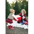 thumbnail image 4 of Ensemble Robe et Jupes à Carreaux de Noël pour Bébés Filles, Vêtements Rouges, 4 of 4