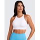 thumbnail image 5 of Sostén CRZ YOGA Butterluxe sin varillas, cuello alto, blanco, talla L, 5 of 6