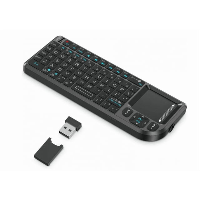 BotaniNest Keyboard With Touchpad Keyboard 2.4G Thin Handheld Wireless Portable Suitable For PC/Tablet/TV/Smartphone Suitable For Travel And Home Use,Rec