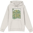 thumbnail image 5 of Sunflower Frame Long Sleeve Sand Adult Hooded Sweatshirt-Large, 5 of 7