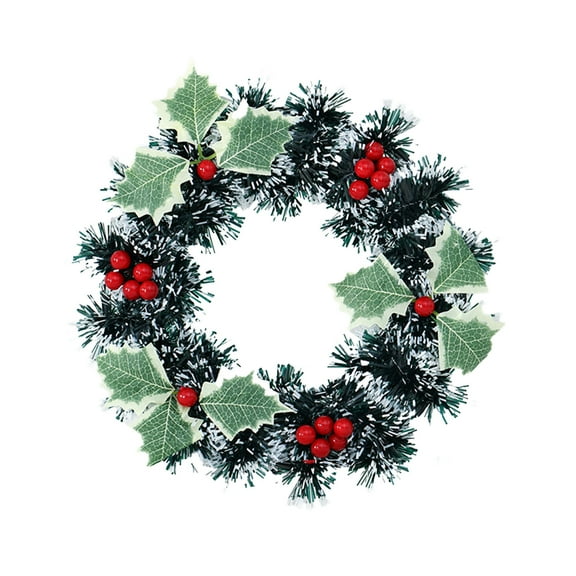 Eoozwa Christmas Wreaths for Front Door Xmas Decorations Thanksgiving Day Indoor Outdoor Home Decorative Wreath Artificial Flowers Pine Cones Fruits Leaves Snowflakes Wreaths Wall Window Door Wreath