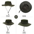 thumbnail image 2 of Fishing Hats Windproof UPF50+ UV Protection Bucket Beach Mesh Sun Hat 56-61cm, 2 of 7