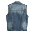 thumbnail image 5 of YM YOUMU Women Denim Vest Button Up Sleeveless Jean Jacket Punk Denim Waistcoat Tops, 5 of 5