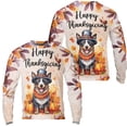 thumbnail image 3 of Happy Thanksgiving Australian Cattle Dog Welcome Thankful Fall Autumn Pumpkin All Over Print 3D Sweatshirt Unisex Merch Heeler Lover Gifts - 02021, 3 of 6