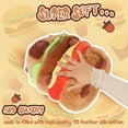 thumbnail image 3 of Peluche CHDBLOCK Hamburger Capibara con forma de animal de peluche, 24 cm, 3 of 6