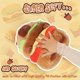 thumbnail image 3 of Peluche CHDBLOCK Hamburger Capibara con forma de animal de peluche, 24 cm, 3 of 6