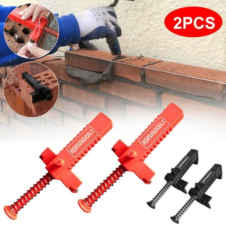 

2 Pcs Bricklaying Construction Tool Liner Wall Builder Building Wire Frame Brick Liner Runner Wire Drawer Fixer Fixture Building