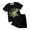 Green, variant on Caqnni Toddler Baby Boy Girls Summer T Shirt Elastic Waist Pockets Elastic Shorts Set 2 Piece Outfit Cartoon Print Set 3 6 12 18 MonthsSummer Pjs Kids Gift 2PCS Pajamas Outfits (4-5 Years)
