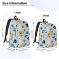 thumbnail image 4 of Daiia Elephant Tree Vintage Canvas Backpack for Men and Women ,Hiking Backpack,Travel Laptop Bag for School,Large Capacity Backpack, 4 of 8
