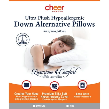 Down Alternative Pillows Set Of 4 Standard Down Alternative Pillows Set Of 4 Standard